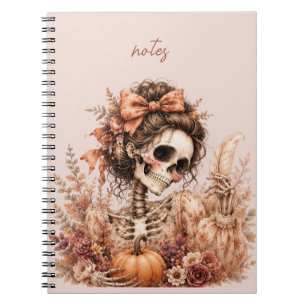 Cuaderno Diario Esqueleto Botánico