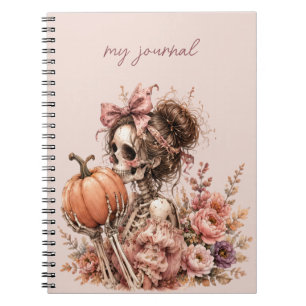 Cuaderno Diario Esqueleto Botánico