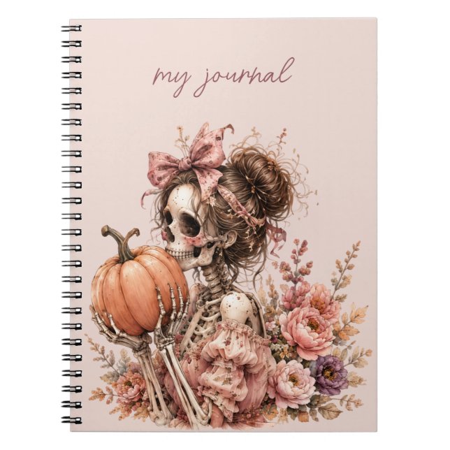 Cuaderno Diario Esqueleto Botánico (Frente)