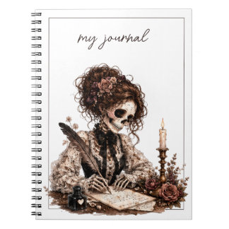 Cuaderno Diario Esqueleto Botánico