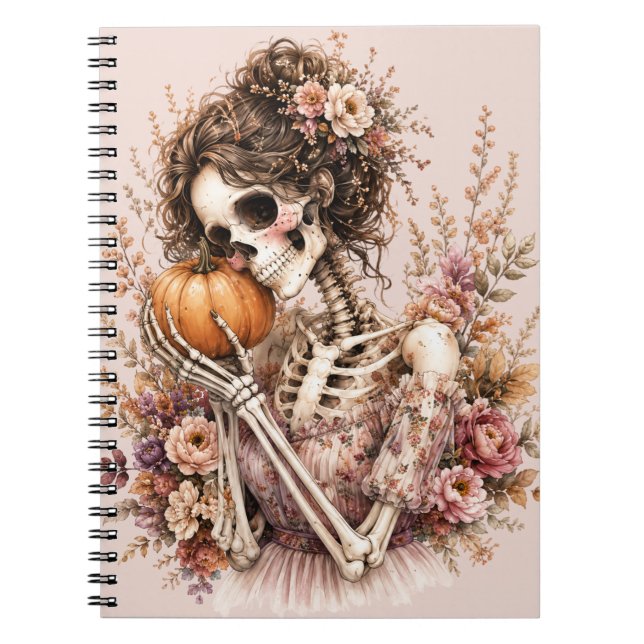 Cuaderno Diario Esqueleto Botánico (Frente)