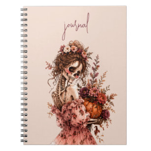 Cuaderno Diario Esqueleto Botánico