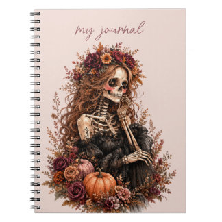 Cuaderno Diario Esqueleto Botánico