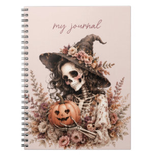 Cuaderno Diario Esqueleto Botánico