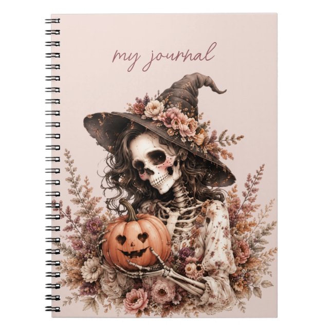 Cuaderno Diario Esqueleto Botánico (Frente)