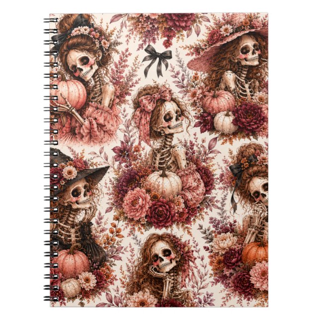 Cuaderno Diario Esqueleto Botánico (Frente)