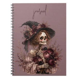 Cuaderno Diario Esqueleto Botánico