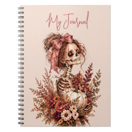 Cuaderno Diario Esqueleto Botánico