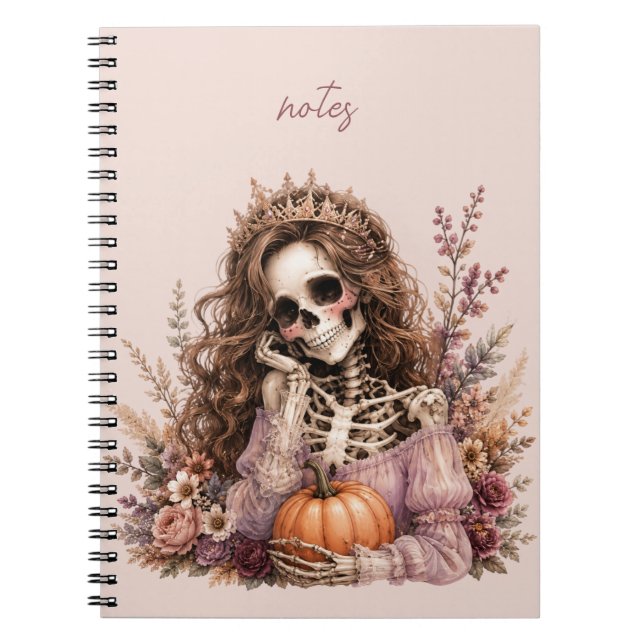 Cuaderno Diario Esqueleto Botánico (Frente)
