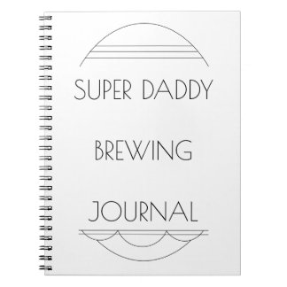 Cuaderno Diario estupendo de la elaboración de la cerveza