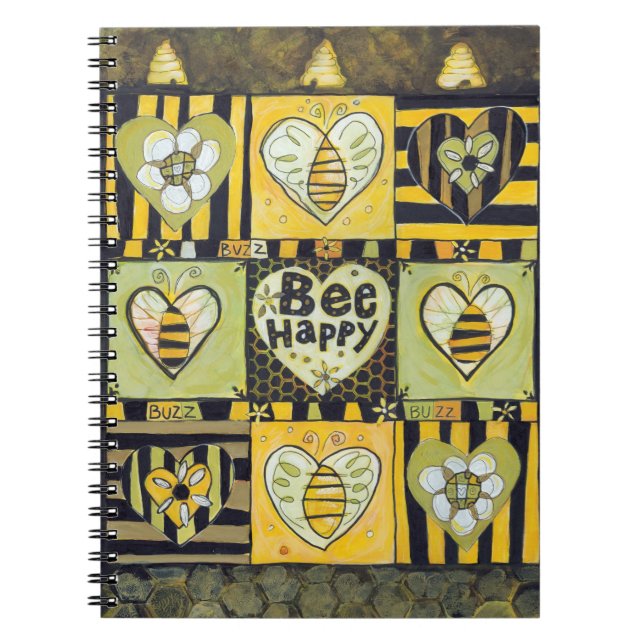 Cuaderno Diario feliz de la abeja (Frente)