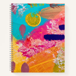 Cuaderno diario feliz en espiral