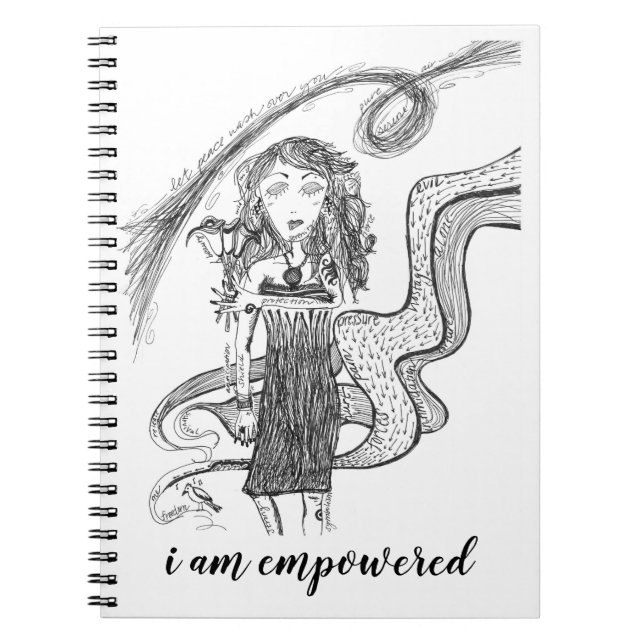 Cuaderno Diario femenino de la capacitación. Mujer de la (Frente)