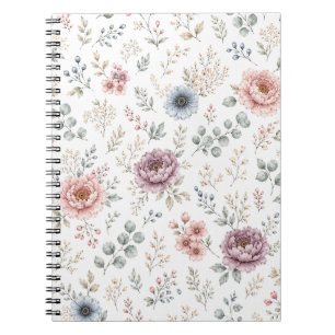 CUADERNO DIARIO FLORAL