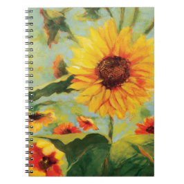 Cuaderno Diario floral del girasol