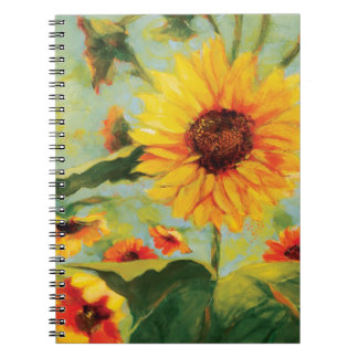 Cuaderno Diario floral del girasol