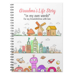 Cuaderno Diario Grandmas para grabar el estilo de vida de l