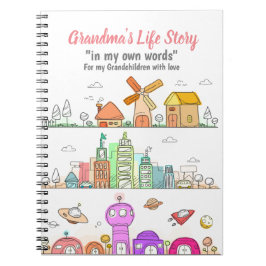 Cuaderno Diario Grandmas para grabar el estilo de vida de l
