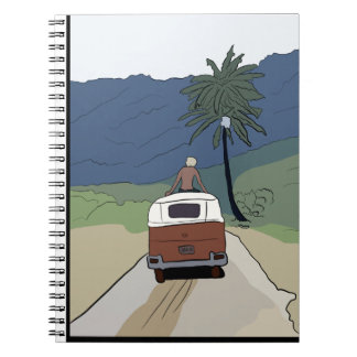 Cuaderno Diario Hawaii Van Life