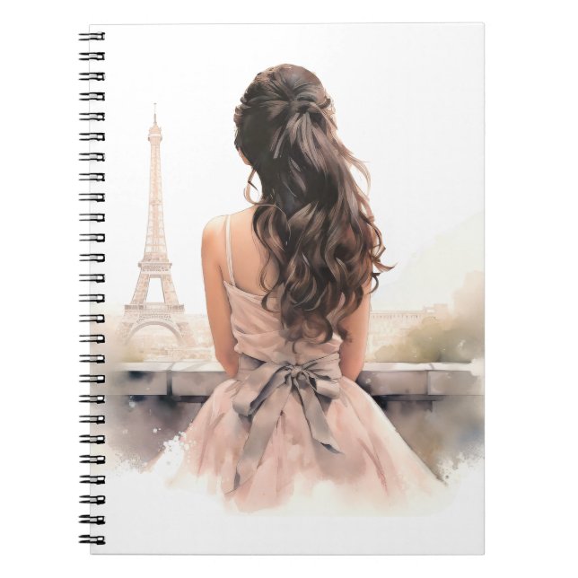 Cuaderno Diario Hola desde París  (Frente)