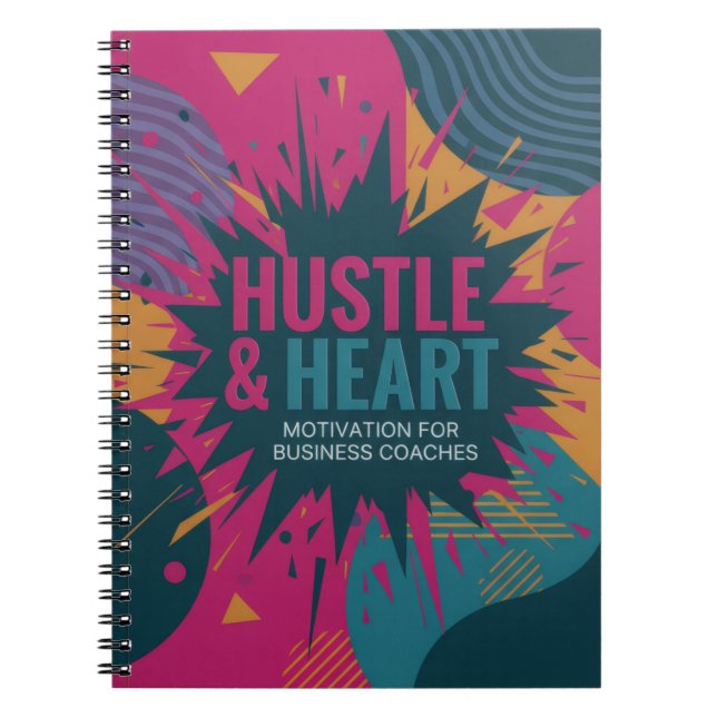 Cuaderno Diario Hustle & Heart (Frente)