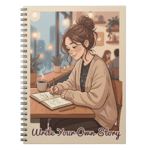 Cuaderno Diario Ilustrado para Escribir Tu Propia Historia