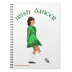 Cuaderno Diario irlandés de bailarina de paso - Zapato suav