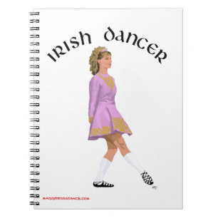 Cuaderno Diario irlandés de bailarina de paso - Zapato suav