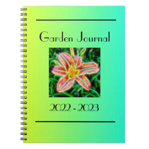 Cuaderno Diario Jardín