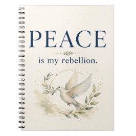 Cuaderno Diario La Paz Es Mi Rebelión