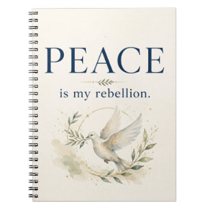 Cuaderno Diario La Paz Es Mi Rebelión