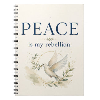 Cuaderno Diario La Paz Es Mi Rebelión