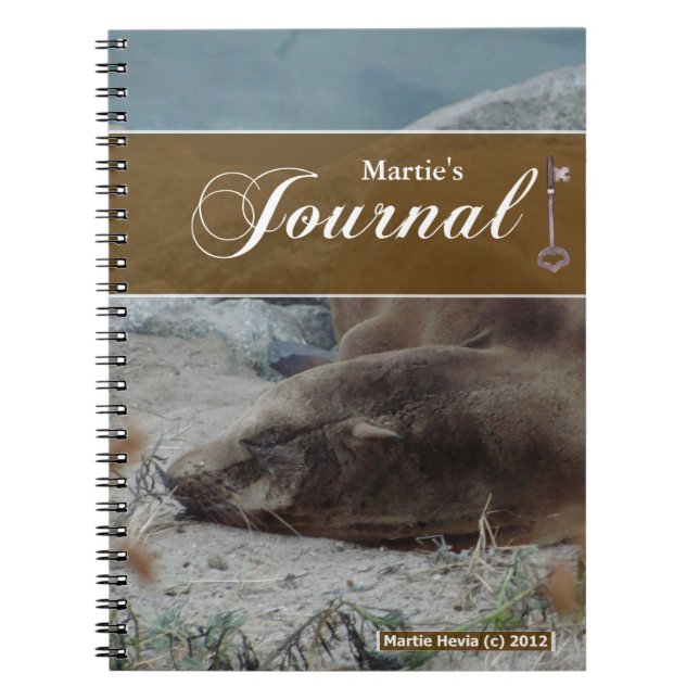 Cuaderno diario - León marino (Frente)