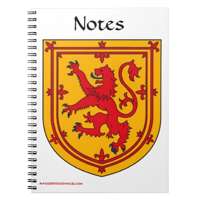 Cuaderno Diario León Rampante (Frente)