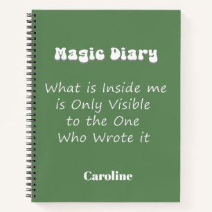 Cuaderno Diario Mágico divertido