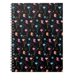 Cuaderno Diario Mariposas y Estrellas Noche Soñadora