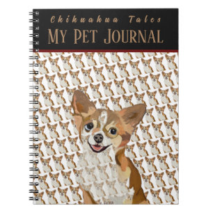 Cuaderno Diario Mascota de Chihuahuas para personalizar fot