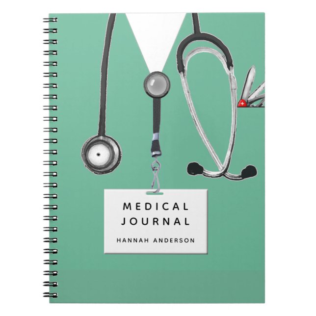 Cuaderno Diario Médico Personal (Frente)