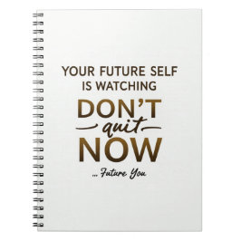 Cuaderno Diario motivacional - No se vayan ahora - Futuro S