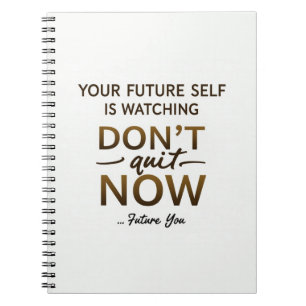 Cuaderno Diario motivacional - No se vayan ahora - Futuro S