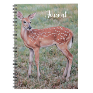 Cuaderno Diario Natural de Arte Baby Deer Fawn