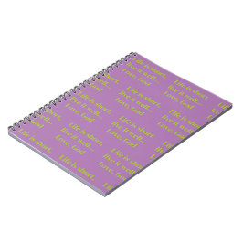 Cuaderno Diario o bloc de notas de color púrpura