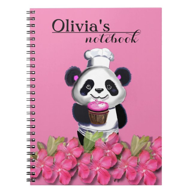 Cuaderno Diario o bloc de notas de panel personalizado (Frente)
