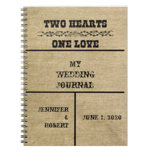 Cuaderno Diario occidental de la boda de la arpillera