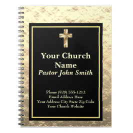 Cuaderno Diario Oficial De Oro Y Oficinas Negras De La Igle