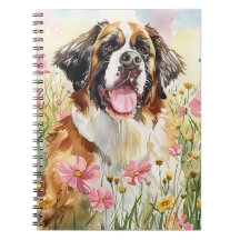 Cuaderno – Diario para amantes del perro San Berna