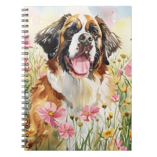 Cuaderno – Diario para amantes del perro San Berna