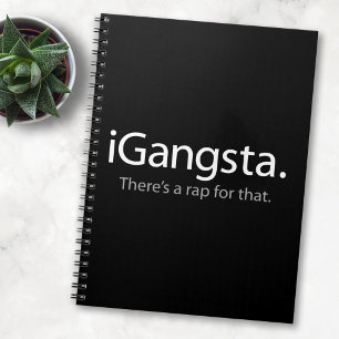 Cuaderno Diario para amantes del rap sarcástico - i Gangsta