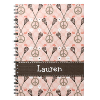 Cuaderno Diario para portátiles de espiral lax de Peace Lov