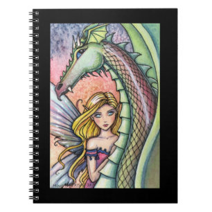 Cuaderno Diario para portátiles Dragon y Fairy